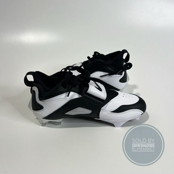 Nike Diamond Turf DT 93 TD Football Cleats White Black Silver HF5298-101 Sz 7.5 main image 7